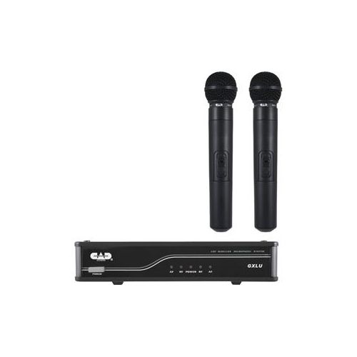  Adorama CAD Audio UHF Wireless K Frequency Band Dual Cardioid Handheld Microphone System GXLUHHK