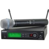 Adorama Shure SLX24/BETA87A Handheld Wireless System, H19: 542-572MHz Frequency Band SLX24/BETA87A-H19