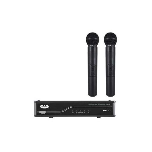  Adorama CAD Audio UHF Wireless L Frequency Band Dual Cardioid Handheld Microphone System GXLUHHL