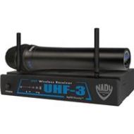 Adorama Nady UHF-3 Handheld UHF Wireless Microphone System, MU3/484.55MHz UHF-3 HT/MU3