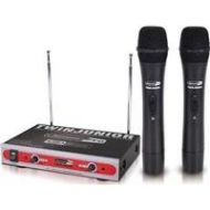 Adorama DJ Tech Jamminpro TWINJUNIOR Dual VHF Wireless Microphone System TWINJUNIOR