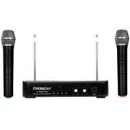 Adorama ChromaCast Value Series VHF Wireless Microphone System with 2 Mic CC-WMIC-VHF2