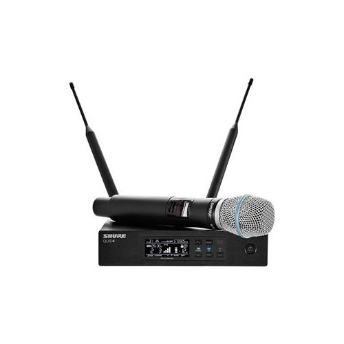  Adorama Shure QLXD24/B87A Handheld Wireless Microphone System, J50A: 572 - 616MHz QLXD24/B87A-J50A