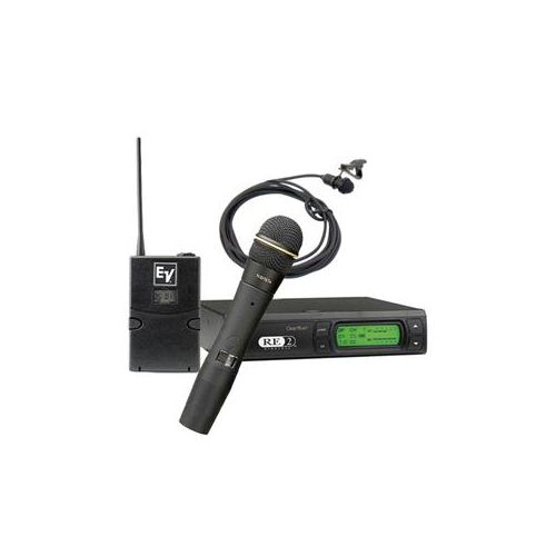  Adorama Electro-Voice RE2-Combo Handheld and Lavalier Wireless Mic System, G: 614-642MHz F.01U.146.105