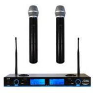 Adorama Audio 2000s AWM6522U Rechargeable UHF Dual-Channel Wireless Microphone System AWM6522U