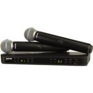 Adorama Shure BLX288/B58 Dual-Ch Wireless Handheld Microphone System, J11: 596 - 616MHz BLX288/B58-J11