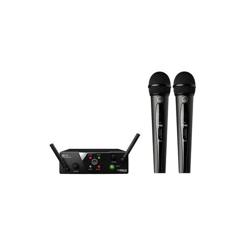  Adorama AKG Acoustics WMS40 Mini Dual Vocal Set Mic System, Band C & D 3350X00060