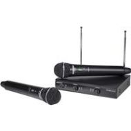 Adorama Samson Stage 200 Dual-Channel Handheld VHF Wireless System, Group C SWS200HH-C