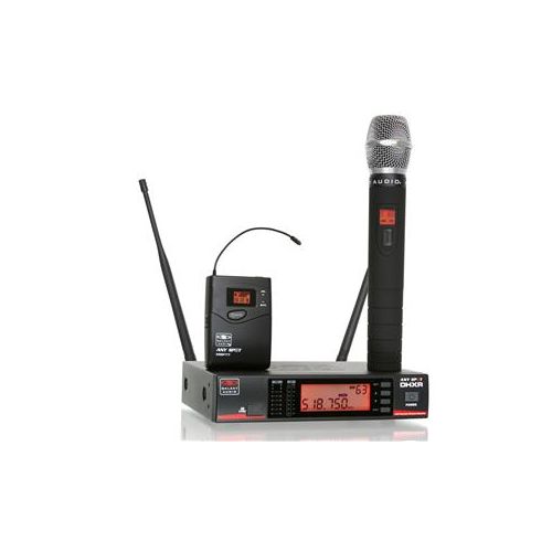  Adorama Galaxy Audio DHX Wireless Handheld Mic System, DHXR Receiver&HH65SC Transmitter DHXR/HH65SCN