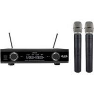 Adorama CAD Audio Digital Dual-Ch Wireless Dual Handheld Mic System, D38 Capsule Mic, AH GXLD2HHAH