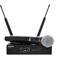 Adorama Shure QLXD24 Wireless Microphone System with BETA58A Cartridge, H50/534-598MHz QLXD24/B58-H50