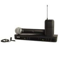 Adorama Shure BLX1288/CVL Dual-Channel Handheld & Lavalier Combo Wireless Mic System BLX1288/CVL-J10