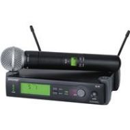 Adorama Shure SLX24/SM58 Handheld Wireless System, H19: 542-572MHz Frequency Band SLX24/SM58-H19