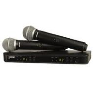 Adorama Shure BLX288/PG58 Dual Channel Handheld Wireless System, H9: 512.125-541.800MHz BLX288/PG58-H9