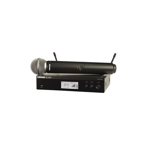  Adorama Shure BLX24R/SM58 Handheld Wireless System, H9: 512.125-541.800MHz BLX24R/SM58-H9