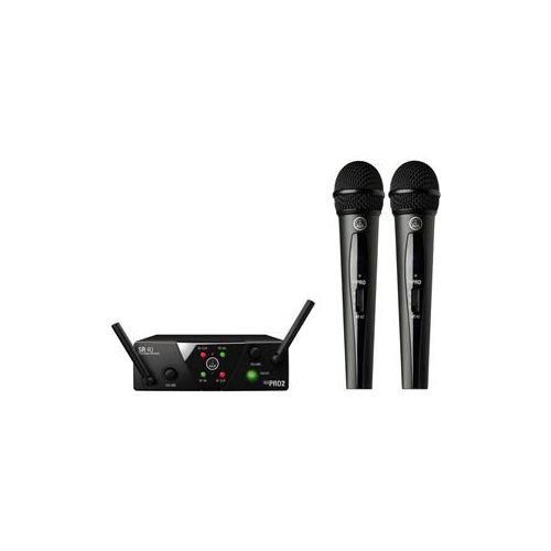  Adorama AKG Acoustics WMS40 Mini Dual Vocal Set Mic System, Band A & B 3350X00050