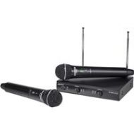 Adorama Samson Stage 200 Dual-Channel Handheld VHF Wireless System, Group B SWS200HH-B