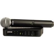Adorama Shure BLX24/SM58 Vocal Wireless System, J10: 584 - 608 MHz BLX24/SM58=-J10
