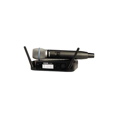  Adorama Shure GLXD4 Wireless Receiver System with GLXD2 Handheld Transmitter GLXD24/B87A=-Z2