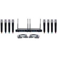 Adorama VocoPro Digital-Acapella-8 Eight-Channel UHF Digital Handheld Mic System HYBRID-ACAPELLA-8