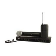 Adorama Shure BLX1288/CVL Handheld & Lavalier Combo Mic System, H10: 542.125-571.800MHz BLX1288/CVL-H10