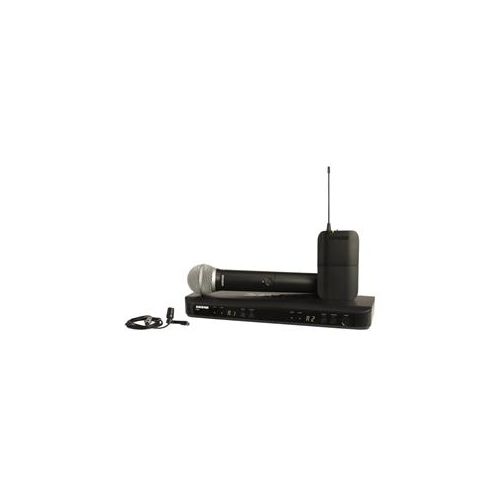  Adorama Shure BLX1288/CVL Handheld & Lavalier Combo Mic System, H10: 542.125-571.800MHz BLX1288/CVL-H10