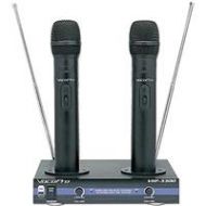 Adorama VocoPro VHF-3300 2 Channel VHF Rechargeable Wireless Microphone Sys - Red Freq VHF33002 RED