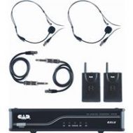 Adorama CAD Audio UHF Wireless K Frequency Band Dual Bodypack Microphone System GXLUBBK