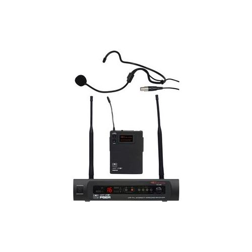  Adorama Galaxy Audio PSER/52HS 16-Ch Headset Wireless Mic System, CODE D/584-607MHz PSER/52HSD