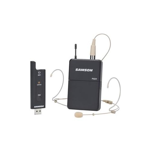  Adorama Samson Stage XPD2 2.4GHz USB Digital Wireless System with DE5 Micro Headset Mic SWXPD2BDE5