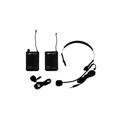  Adorama AmpliVox Sound Systems S1601 Lapel & Headset Microphone Wireless System S1601