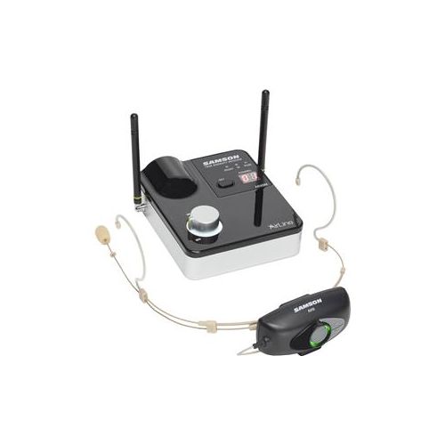  Adorama Samson AirLine 99m Wireless Headset System, Frequency Band K: 470 to 494MHz SW9A9SDE10-K