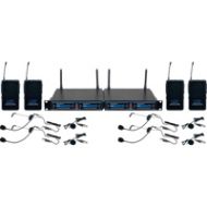 Adorama VocoPro UDH-PLAY 4 Four CH UHF/DSP Hybrid Bodypack Wireless Microphone Package UDH-PLAY-4