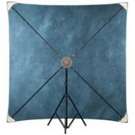 Adorama Studio Assets PXB Pro 6x6 Background Kit with Executive Blue Muslin SA4160K1