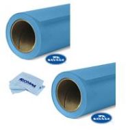 Adorama Savage 2x Widetone Seamless Background Paper 86wide x 36 Regal Blue W/Cloth 65-86 2