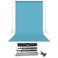 Adorama Savage Widetone Seamless Background Paper 86x36 True Blue, #75 W/10 Support 75-86 A