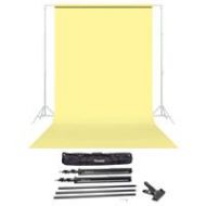 Adorama Savage Widetone Seamless Background Paper 86x36 Lemonade #93 W/10Support 93-86 A