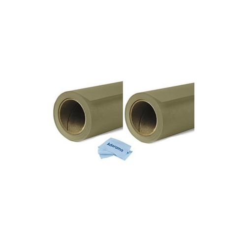  Adorama Savage 2x Widetone Seamless Background Paper 86wide x 36 Olive Green W/Cloth 34-86 2