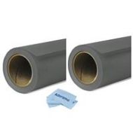 Adorama Savage 2x Widetone Seamless Background Paper 86wide x 36Thunder Gray W/Cloth 27-86 2