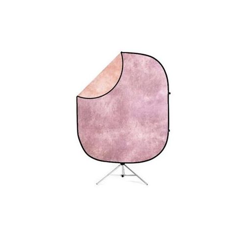  Adorama Savage 5x6 Collapsible Disc Reversible Background with 8 Stand, Royal Tone CB100-KIT