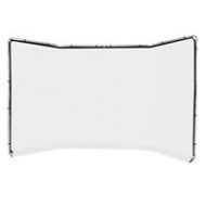 Adorama Lastolite 13 Panoramic Background, White - Fabric and Frame LL LB7623