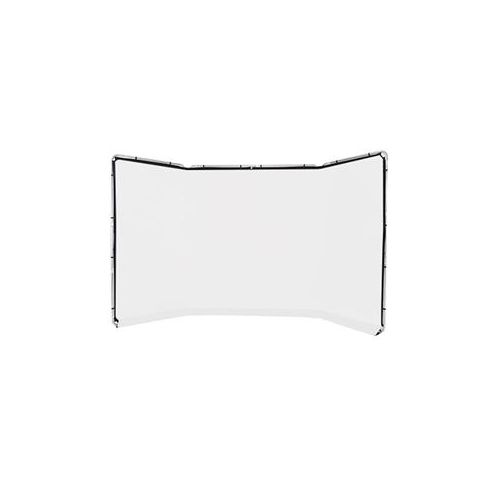  Adorama Lastolite 13 Panoramic Background, White - Fabric and Frame LL LB7623