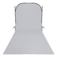 Adorama Glow Super Collapsible Background - 8 x 16 (Grey) CB-816-GRY