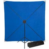 Adorama Studio Assets PXB Pro 8x8 Background Kit with Chroma Key Blue Muslin SA4107K1