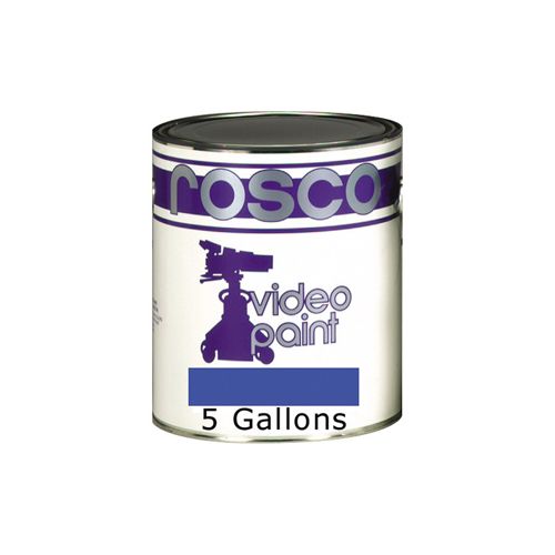  Adorama Rosco Chroma Key Paint, 5 Gallon (18.95 Liters), Blue 150057100640