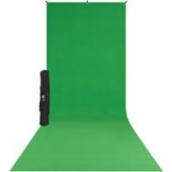 Adorama Westcott 5x12 X-Drop Wrinkle-Resistant Backdrop Kit, Chroma-Key Green Sweep 579SK