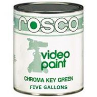 Rosco Chroma Key Matte Green Paint - 5 Gallon 150057110640 - Adorama