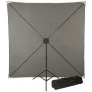 Adorama Studio Assets PXB Pro 8x8 Background Kit with Light Gray Muslin SA4108K1