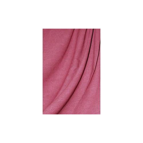  Adorama Savage 10 x 12 Washed Muslin Background - Cranberry WD5412