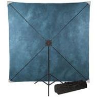 Adorama Studio Assets PXB Pro 8x8 Background Kit with Executive Blue Muslin SA4110K1